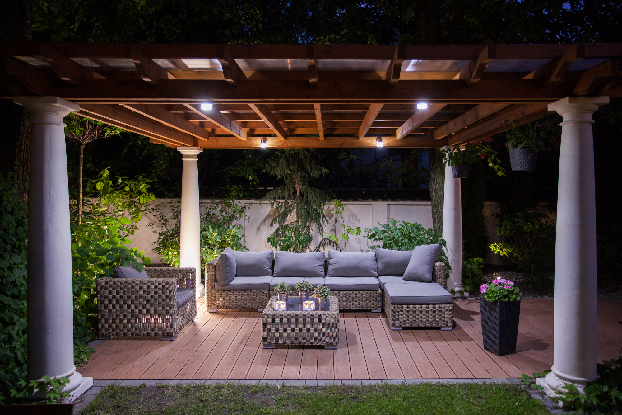 pergola lighting